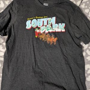 2/25$ South Park Graphic Men's Black T-Shirt